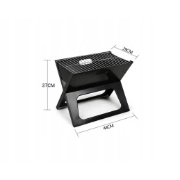 Sodo anglies grilis nešiojamas sulankstomas lagaminas