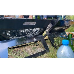 Sodo anglies grilis nešiojamas sulankstomas lagaminas