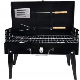 Turistinis sodo grilis nešiojamas sulankstomas lagaminas stovyklavimo reikmenys