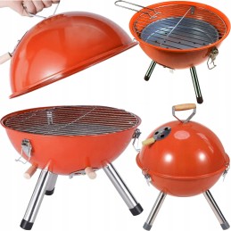 Kupolinis grilis, uždara kepsninė su dangčiu, ant kojelių