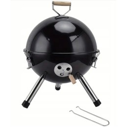 Kupolinis grilis, uždara kepsninė su dangčiu, ant kojelių