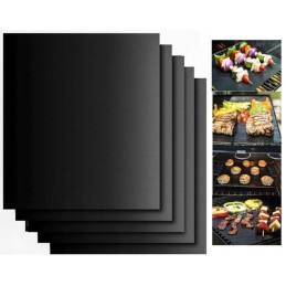 5x tefloninis orkaitės kilimėlis, kepimas ant grotelių, daugkartinio naudojimo BBQ padėklai, xl