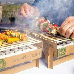 Ekologiškas grilis casus vienkartinis grilis kelionei 100% eko bio