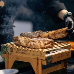 Ekologiškas grilis casus vienkartinis grilis kelionei 100% eko bio