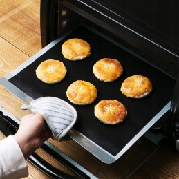 Tefloninio kilimėlio grilio padėklas kepimui ant grotelių 3 vnt.