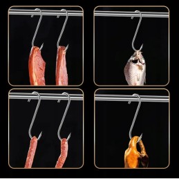 Rūkymo kabliukai, mėsos rūkymo kabliukai, 15 vnt