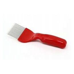 Šakutė, plastikinė, stora rankena