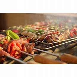 ⭐ grilio grotelės 34 x 22 x 58 cm uždaros grotelės ⭐