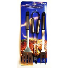 Kepsninės rinkinys, žnyplės, šakutė, mentelė, BBQ stalo įrankių rinkinys, priedai