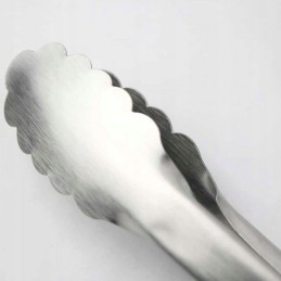 Nerūdijančio plieno virtuvinės grilio žnyplės 30cm grotelės