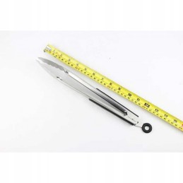 Nerūdijančio plieno virtuvinės grilio žnyplės 30cm grotelės