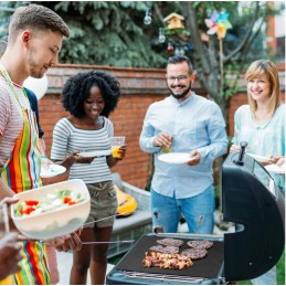 Tefloninis grilio kilimėlis Tefloninis grilis 33x40cm 3 vnt