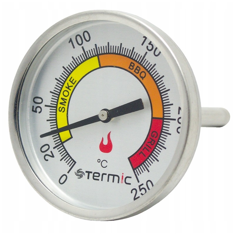 BBQ rūkymo termometras - 250°, nerūdijantis