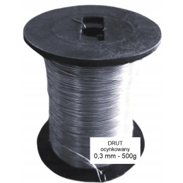 Siūlome rėminę vielą 0,3 mm - 500 g, cinkuotą - ant raudonos arba juodos ritės suvyniotos vielos - labai gerai!