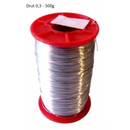 Siūlome rėminę vielą 0,3 mm - 500 g, cinkuotą - ant raudonos arba juodos ritės suvyniotos vielos - labai gerai!