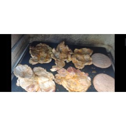 4 x tefloninis grilio kilimėlis, daugkartinio naudojimo grilio padėklas BBQ kepimui