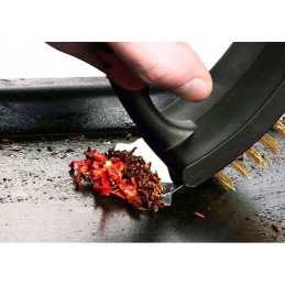 3 viename grilio valymo šepetys