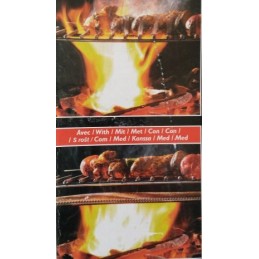 Sustabdykite liepsnas** ugniai atsparus grilio tinklelis