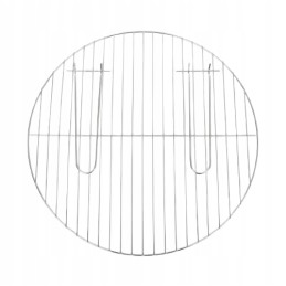 Apvalios chromuotos grotelės, 44 cm