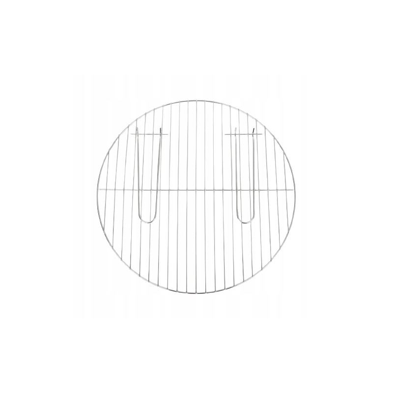 Apvalios chromuotos grotelės, 44 cm