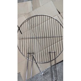 Apvalios chromuotos grotelės, 44 cm