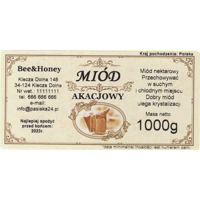 Medaus etiketės suasmenintos pavadinimu en16