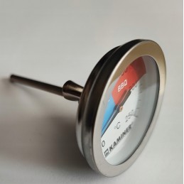 Rūkyklos grilio termometras, nerūdijančio plieno termometras iki 250 laipsnių