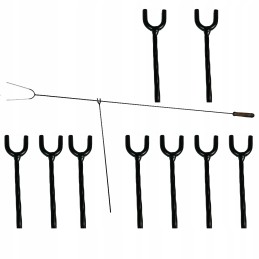 Dešros pagaliukų atramos, rinkinyje 10 vnt.