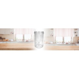 Masono stiklainiai stiklinis indelis medaus uogienei 0,545l 545ml fi82 6 kabliukų rinkinys 8 vnt.