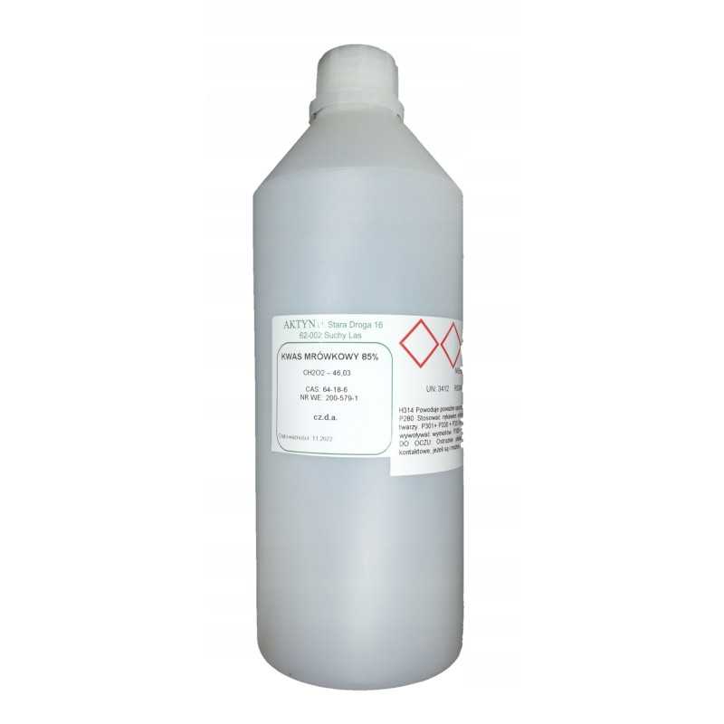 Skruzdžių rūgštis 85% grynumo 1 litras nuo varozės