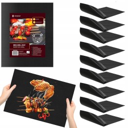 Grilio kilimėlis 9 vnt 40x33 tefloninis kepimo kilimėlis