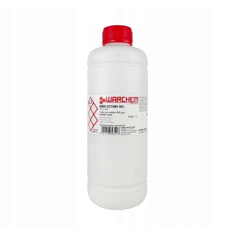 Gryna acto rūgštis 80, acto esencija, 1 litro pakuotė