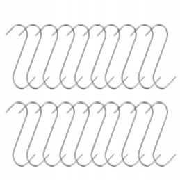 Dideli kabliukai žuvies mėsos rūkymui kabliukai nerūdijančio plieno 15cm 20vnt