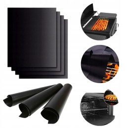 Daugkartinio naudojimo tefloninis grilio kilimėlis, 4 vnt