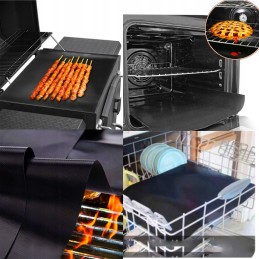 Daugkartinio naudojimo tefloninis grilio kilimėlis, 4 vnt