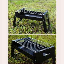 Sulankstoma turistinė kempingo kepsninė, nešiojamas anglies kepsninė sodo stovyklavimui