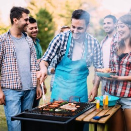 5x tefloninių grilio kilimėlių rinkinys 40 x 33 cm