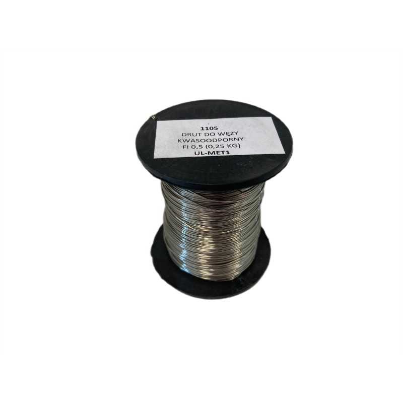 Rūgščiai atspari žarnos viela, skersmuo 0,5 mm (0,25 kg), gamintojas