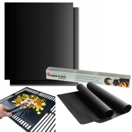 Grilio kilimėlis, daugkartinis 33x40cm - 2 vnt.