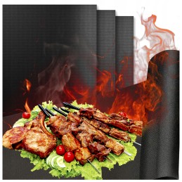 3x tefloninis kepimo kilimėlis, daugkartinio naudojimo grilio padėklas orkaitei