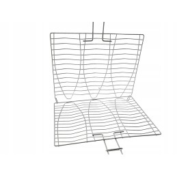 Grilio grotelės žuviai kepti, uždaros, grilio grotelės 28 x 28 cm