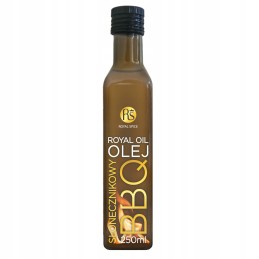 Royal Spice rūkytų saulėgrąžų aliejus „klasikinėje“ stiklinėje