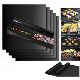 4x tefloninis grilio kilimėlis kepimui, komplektas