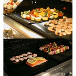 4x tefloninis grilio kilimėlis kepimui, komplektas