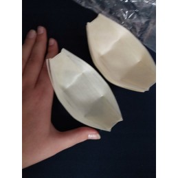 Medinės pirštinės valtelės 12x6,5cm 100 vnt.