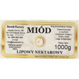 Medaus etiketės suasmenintos pavadinimu en17