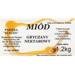 Medaus etiketės suasmenintos pavadinimu en18