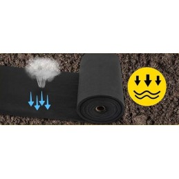 Agrotekstilės kilimėlis, storas, tvirtas, 1,1x10 m