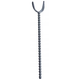 Dešros lazdelių atramos, 10 vnt., cinkuotos