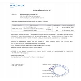 Mercator gogrip orange - pirštinės, nitrilas, be pudros su deimantine tekstūra